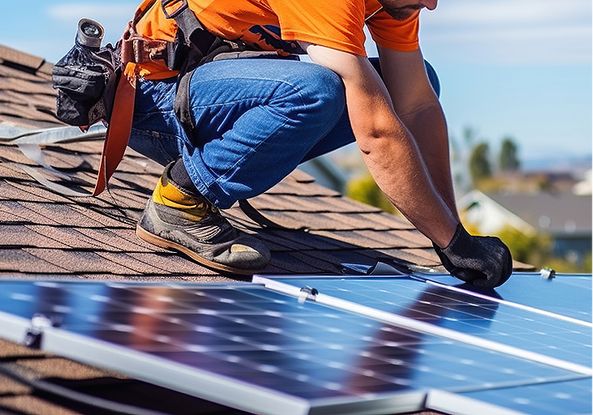 Installation de panneaux photovoltaique