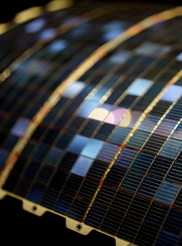 Zoom sur un panneau solaire