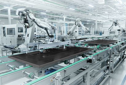 Image de fabrication de panneau solaire 